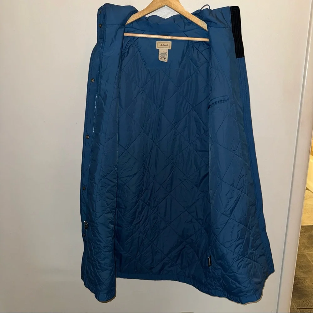 Vintage L.L. Bean Women's Winter Parka in Dark Blue Size Large - Picture 7 of 10